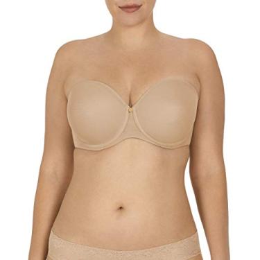 Imagem de Natori Saia feminina sem alças com contorno completo e contorno, Café, 32DD