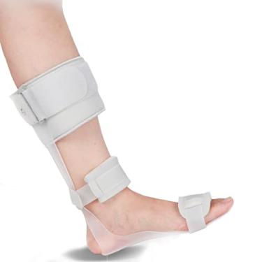 Imagem de Suporte para pés caídos Design leve Órtese para pés no tornozelo Órtese macia AFO para pés para suporte confortável para sapatos de hemiplegia, estabilizador de pés para caminhada, pés esque