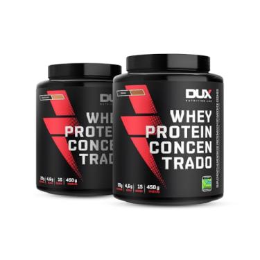 Imagem de Whey Protein Concentrado Doce de Leite + Cookies 450g Cada – Contribui para o Ganho Muscular Hipertrofia – Dux Human Health