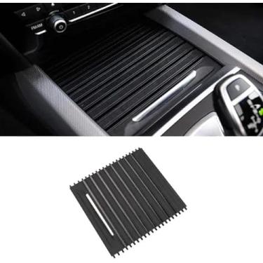 Imagem de 51169251973 Acessórios de carro console centro bebida, suporte de copo de água, tampa de persiana deslizante para BMW X5 X6 F15 F16