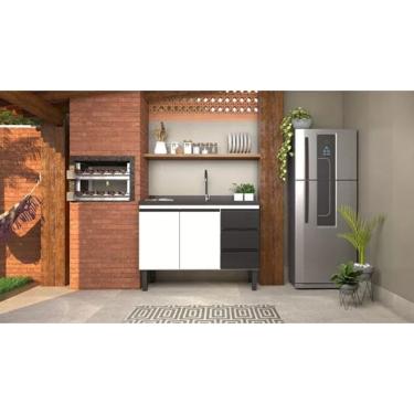 Imagem de Gabinete Cozinha Para Pia 1,50metros Aço - Netuno Cozimax