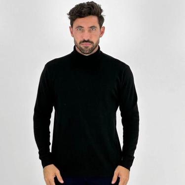 Imagem de Blusa de Lã Oyhan Básica Gola Alta Masculina-Masculino