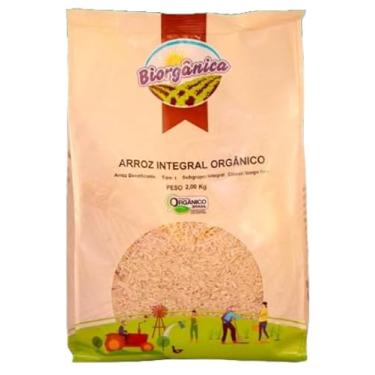 Imagem de Arroz Agulhinha Integral Orgânico Biorgânica 2kg