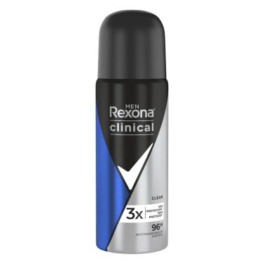 Imagem de Desodorante Antitranspirante Aerosol Rexona Clinical Men Masculino 96H 55Ml