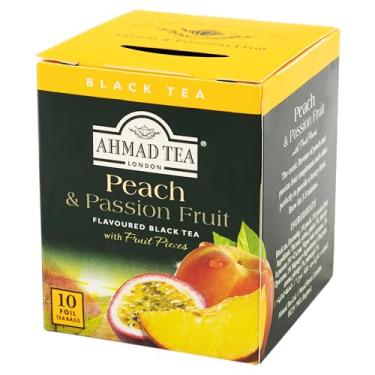 Imagem de Ahmad Tea London Chá Preto Peach & Passion Fruit 10 Saquinhos De Chá 20G