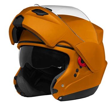 Imagem de CAPACETE ESCAMOTEÁVEL PRO TORK ATTACK ELITE FOSCO LARANJA TAM. 56