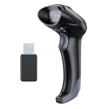Imagem de TEEMI Scanner de código de barras QR Bluetooth, digitalizador USB sem fio 1D 2D para iphone, iPad, Andriod, smartphone, tablet, Mac Windows, PC, suporta carteira de motorista PDF417, tecnologia