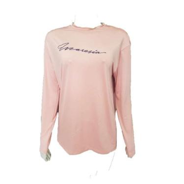 Imagem de Camiseta Maresia UV Cursive Feminina - Lavanda - P-Feminino