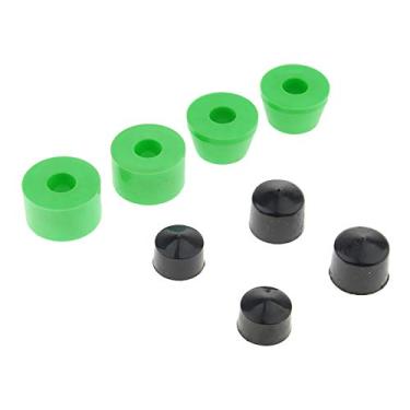 Imagem de DYNWAVE Conjunto Buchas de Skate Longboard Cônica E Cilíndrica com Pivotantes, 90a azul, 11mm.