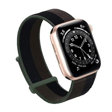 Imagem de Bifeiyo Pulseira esportiva de nylon para Apple Watch séries 10, 9, 8, 7, 6, 5, 4, 3, 2 e 1 e SE Ultra(38/40/41/S10-42 mm, tornado)