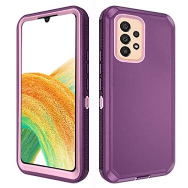 Imagem de Asuwish Capa de celular para Samsung Galaxy A33 5G 2022 capa de celular híbrida resistente à prova de choque à prova de quedas acessórios móveis de corpo inteiro resistente Gaxaly A33 G5 Galaxies 33A