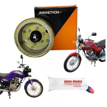 Imagem de Genérico Combo Volante Magneto Cg Titan Fan 125 1992 a 1999 Original Magnetron e Graxa