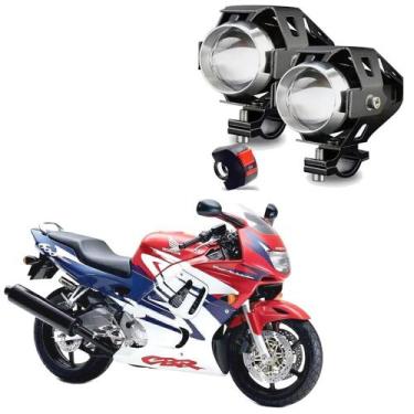 Imagem de Kit Led Farol Milha Moto Honda CBR 600F 1992 a 2013 U5 - SeriesU
