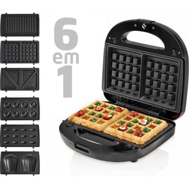 Imagem de Sanduicheira Multi Grill 6em1 - 750W 220v Prático e Versátil - VIRTUAL