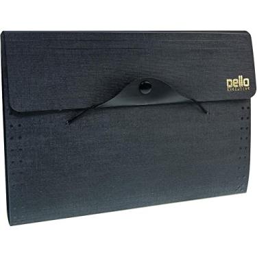 Imagem de Pasta Sanfonada Duplicata Executive Preta C/12Divisorias, Dello, 6081.P.0012, Preta