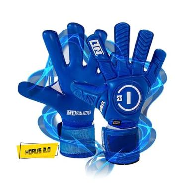 Imagem de Luva de Goleiro Profissional N1 Horus (Azul, 9)