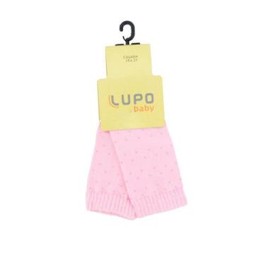 Imagem de Meia Infantil Lupo Baby Cano Médio Bolinhas Rosa - 5110