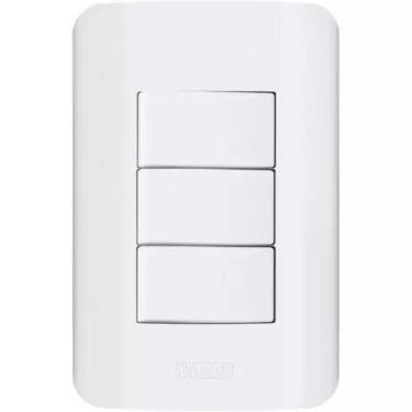 Imagem de Interruptor 3SP Canoa 10A ROMAZI