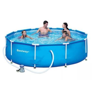 Imagem de Piscina Bestway 4678 Litros Estrutural com Bomba Filtrante 220v 56679