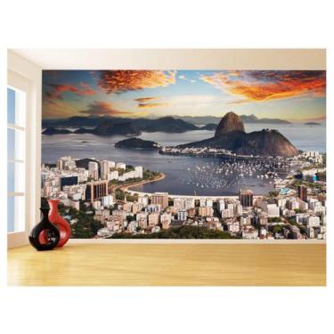 Imagem de Papel De Parede Cidade Rio De Janeiro Por Sol 3,5M Ncd330 - Você Decor