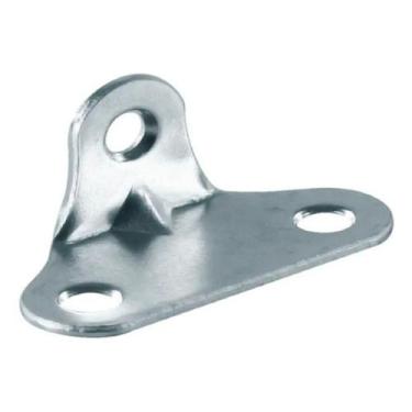 Imagem de Cantoneira 3 Furos Zincado Para Montagem De Móveis - 50 Un - Metalfixe