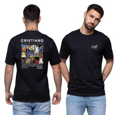 Imagem de Camiseta Jogadores Cristiano Ronaldo CR7 Fotos 100% Algodão - klouk, P