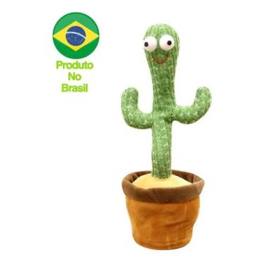 Imagem de Cactos Dançante E Falante Toca Música Repete A Fala E Dança