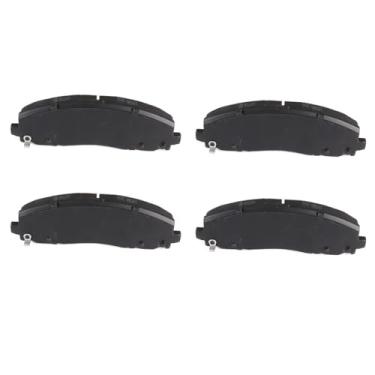 Imagem de ECCPP D1589-8800 Conjunto de 4 pastilhas de freio a disco dianteiro semi metálico adequado para Chrysler Pacifica 2017-2019, Chrysler Town & Country 2012-2016, Dodge Grand Caravan 2012-2019, Dodge