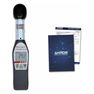 Imagem de Medidor de Stress Térmico com Certificado de Calibração - WBGT8758 - A