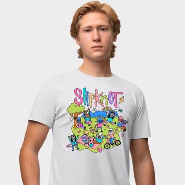 Imagem de Camisa Camiseta Genuine Grit Masculina Estampada Algodão 30.1 Slipknot