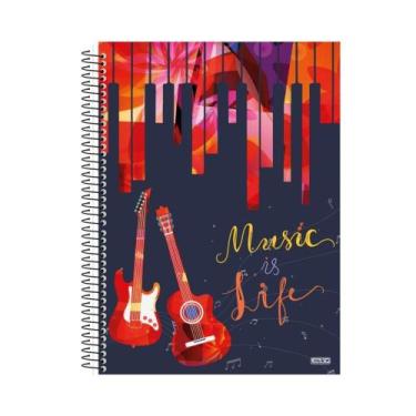 Imagem de Caderno de Música Universitário SD 80 Fls Capa Dura - SD São Domingos