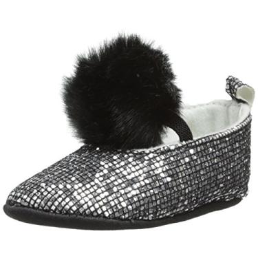 Imagem de Little Me Boneca Mary Jane para Bebês Meninas Recém-Nascidas, Prata, 6-9 Months Infant