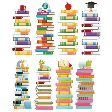 Imagem de Marcadores de livros, cartão de biblioteca, 80 peças, marcadores de página de leitura para amantes de livros, estudantes, material escolar 16,5 x 5 cm