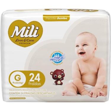 Imagem de Fralda Mili Love Care Premium Jumbo G 24 un  Mili - Mili S.A