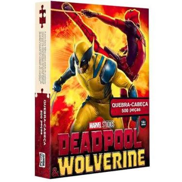Imagem de Puzzle Deadpool Wolverine 500 Peças Toyster Brinquedos