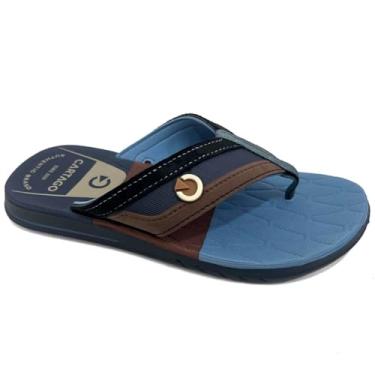 Imagem de Chinelo Cartago Sevilha V De Dedo Grendene 12390 Azul