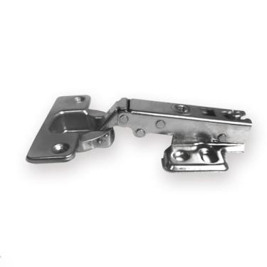 Imagem de CERMAG Dobradiça Reta Bumper Flat 105° Amortecedor 35mm Cromado