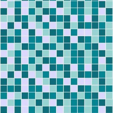 Imagem de Adesivo Azulejo Pastilhas Lavável Em Tons De Azul Cinza E Branco Para 