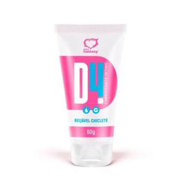 Imagem de D4 Lubrificante Íntimo Beijável Chiclete 60g Base D'água - S Fantasy