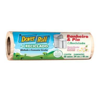 Imagem de Saco Para Lixo Banheiro e Pia Odor Defense Reciclado 34x40cm 50un - Do