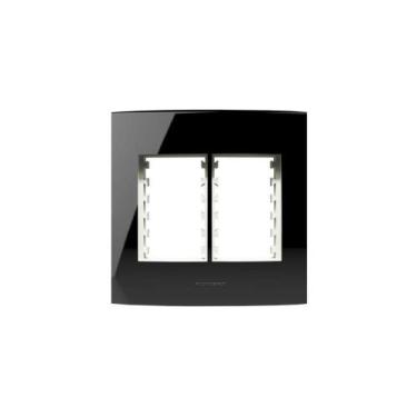 Imagem de Placa 4X4 6MOD COM SUP INOVA PRO CLASS BLACK PIANO - Alumbra