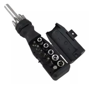 Imagem de Kit Jogo Chaves Intercámbiaveis Soquete Bits  Fenda Philips Torx Boca 