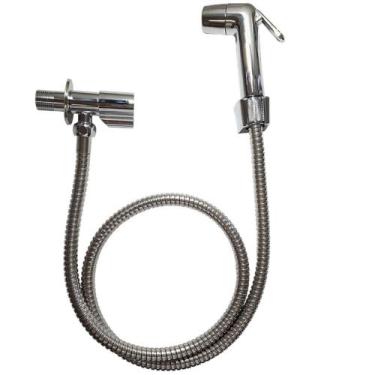 Imagem de Kit Ducha Higiênica Com Gatilho e Registro em Inox