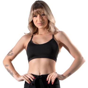 Imagem de Top Fitness Nadador Vekyo Modas Feminino Alça Fina Roupa de Academia C