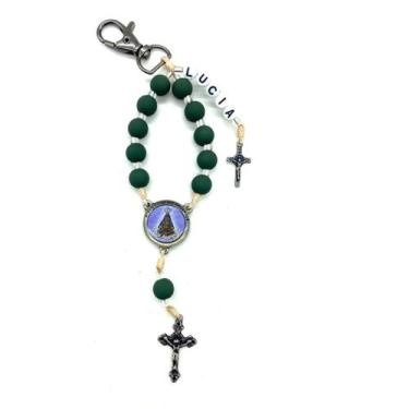 Imagem de Chaveiro Personalizado Com 1 Nome - Verde - N Sra Aparecida - Ateliê C