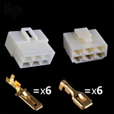 Imagem de Kit Terminal Conector 6 Vias c Trava - CONCEPTKITS