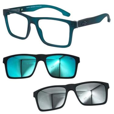 Imagem de Oculos Mormaii Swap NG 2 6153 K04 com 2 Clipons - Escolha, Azul, Prata