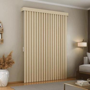 Imagem de Persiana vertical tecido com bando Largura 1,90 X 2,30 Altura - Cores 