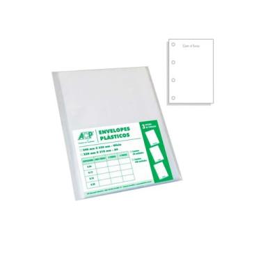 Imagem de Envelope Plástico Acp A4 4 Furos 0,12mm 500 Unidades