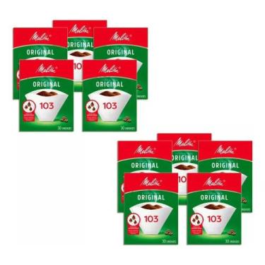 Imagem de Kit 12 Cx Coador Melitta 103 Filtro De Papel Melita Cuador